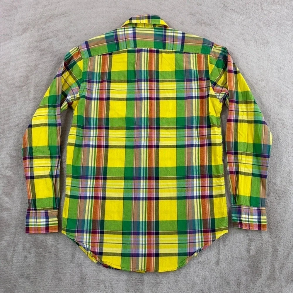 Polo Ralph Lauren Work Shirt in Multi Plaid Men Small Long‎ Sleeve Preppy